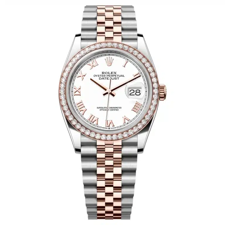 Rolex Datejust 126281RBR-0003 White Dial Two Tone Jubilee Bracelet