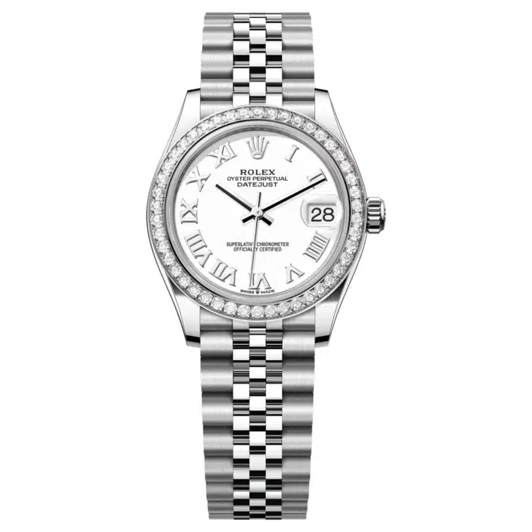 Rolex Datejust 278384RBR-0014 White Dial 31 MM Jubilee Bracelet