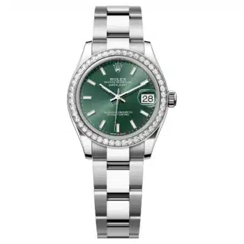 Rolex Datejust 278384RBR-0021 Mint Green Dial 31MM Oyster Bracelet