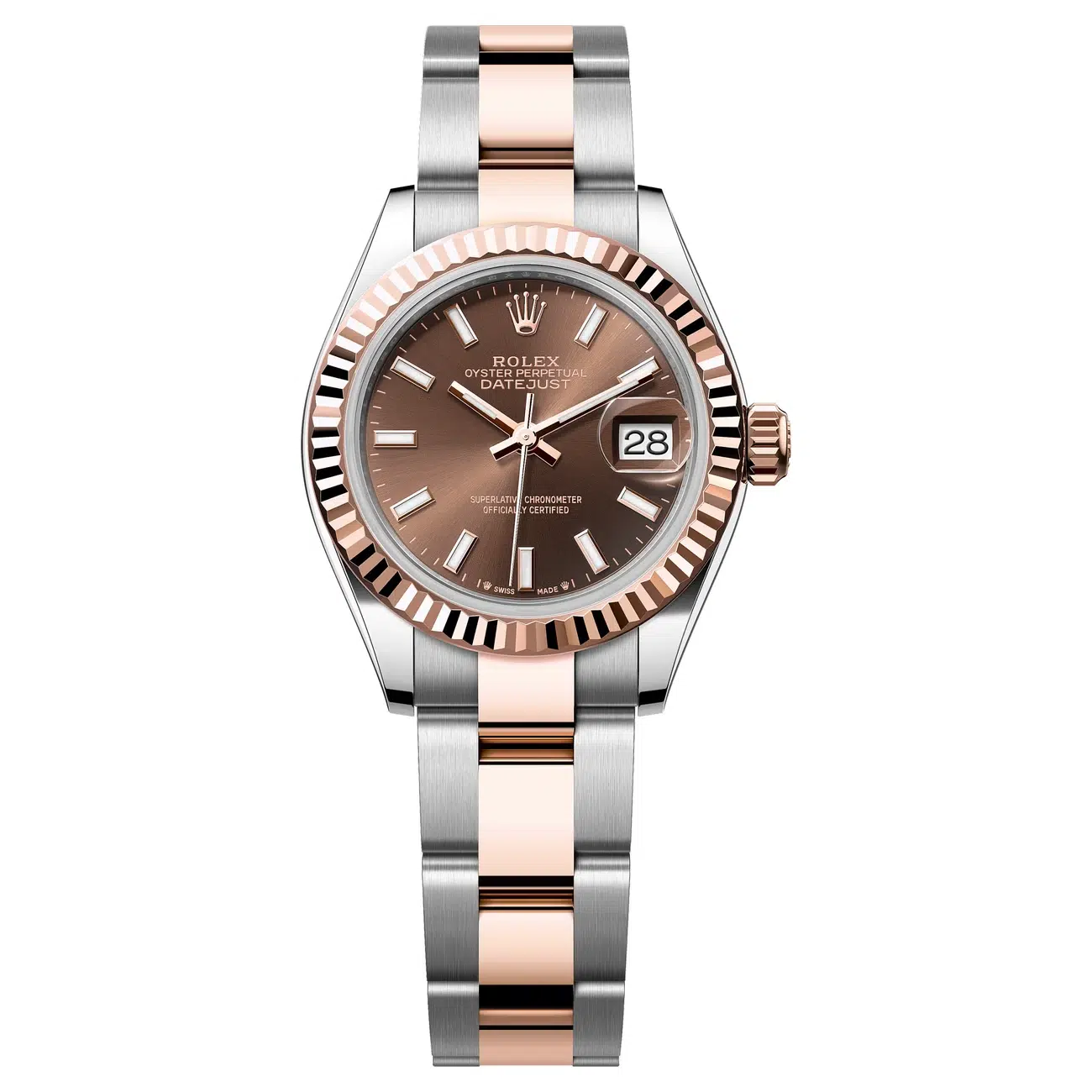 Rolex Lady-Datejust 279171-0018 Chocolate Dial 28MM Oyster Bracelet