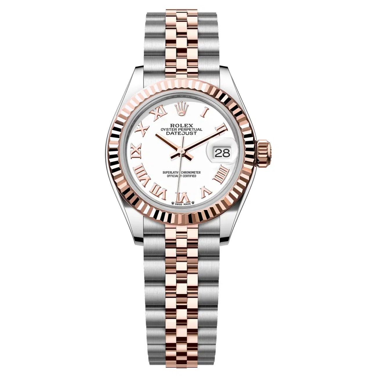 Rolex Lady-Datejust 279171-0021 White Dial 28 MM Jubilee Bracelet