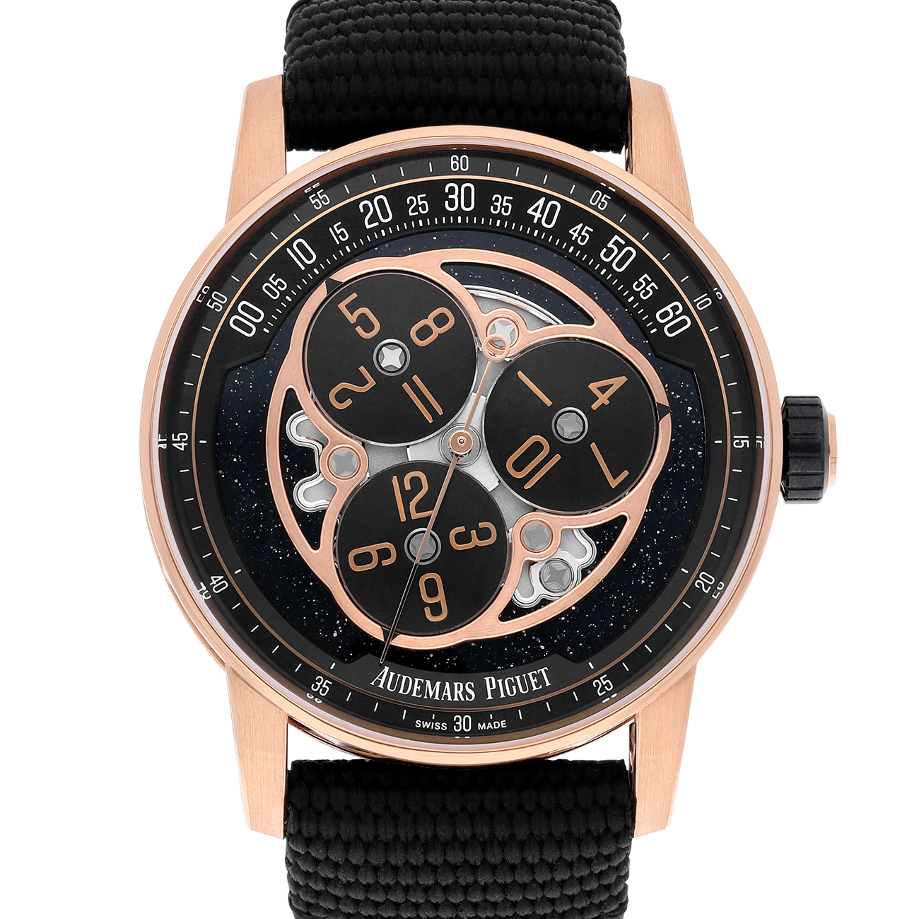 Audemars Piguet Code 11.59 Starwheel 15212NR.OO.A002KB.01-AB 41mm Black Dial Ceramic & Rose gold Watch