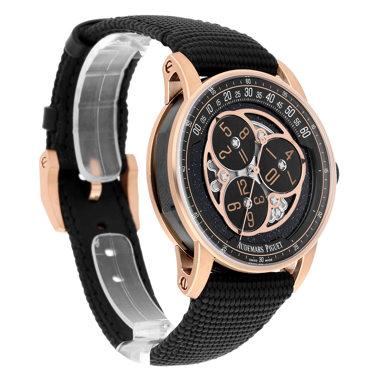Audemars Piguet Code 11.59 Starwheel 15212NR.OO.A002KB.01-AB 41mm Black Dial Ceramic & Rose gold Watch