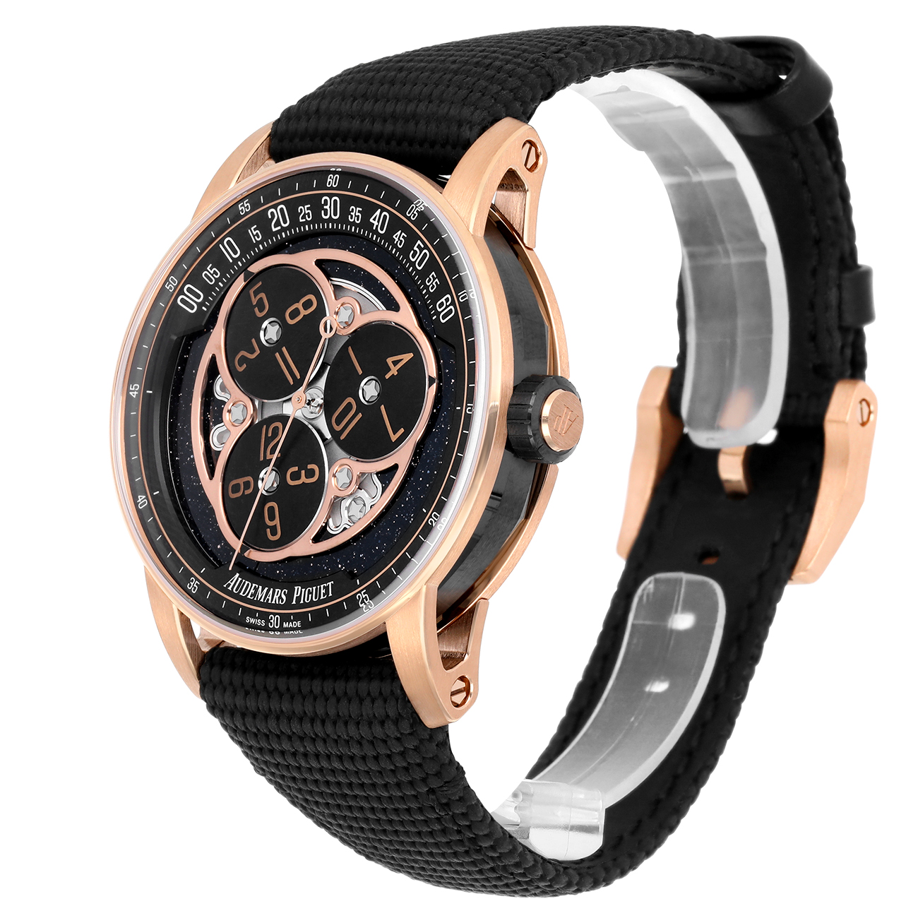 Audemars Piguet Code 11.59 Starwheel 15212NR.OO.A002KB.01-AB 41mm Black Dial Ceramic & Rose gold Watch