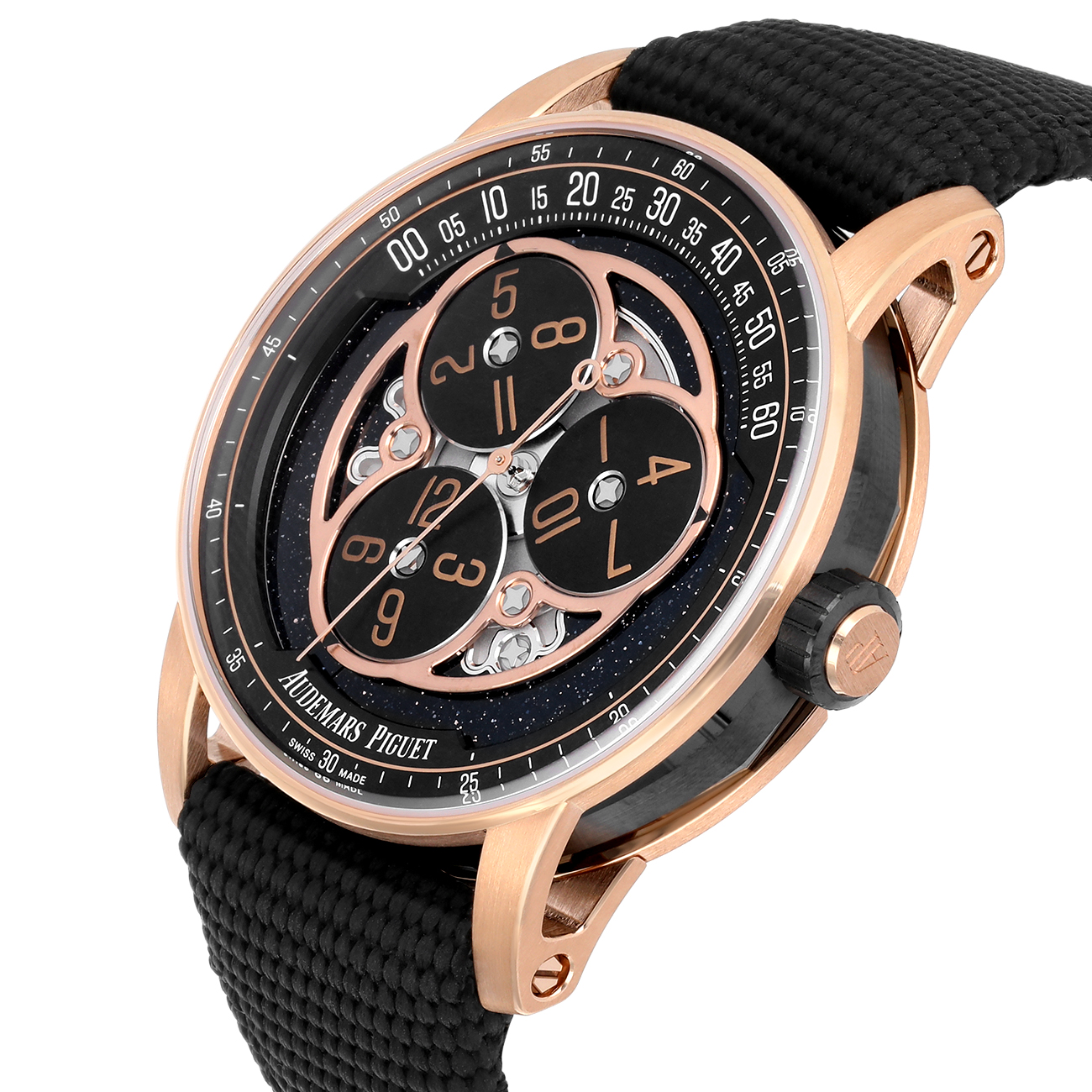 Audemars Piguet Code 11.59 Starwheel 15212NR.OO.A002KB.01-AB 41mm Black Dial Ceramic & Rose gold Watch