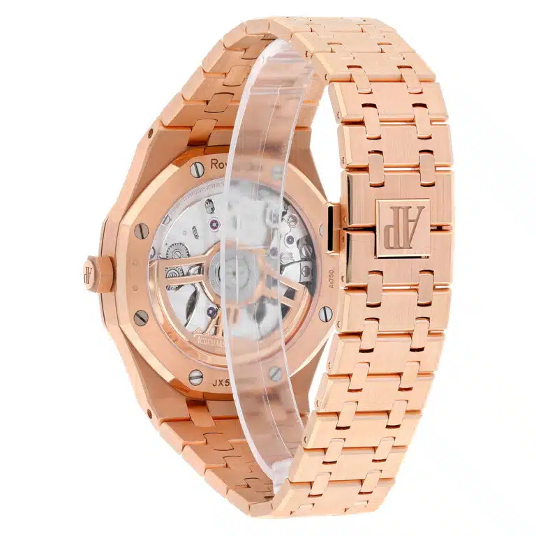Audemars Piguet Royal Oak 15510OR.OO.1320OR.04 41mm Black Dial Pink Gold Watch – image 9