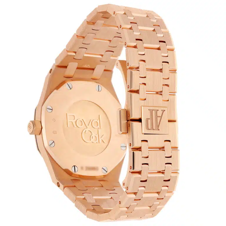 Audemars Piguet Royal Oak 67651or.zz.1261or.03 33mm Diamond Bezel Pink Dial Rose Gold – image 9