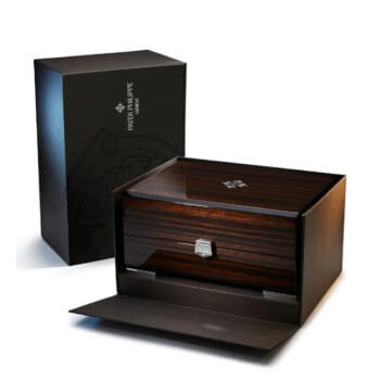 Patek Philippe watch box and papers