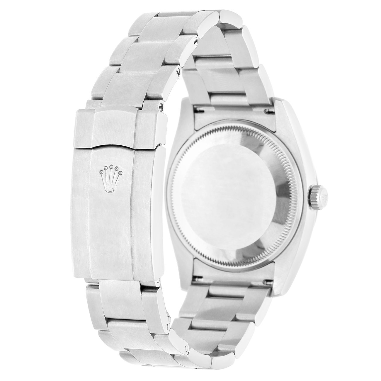 Rolex Air King 34mm 114200 Blue Concentric Dial Stainless Steel Watch