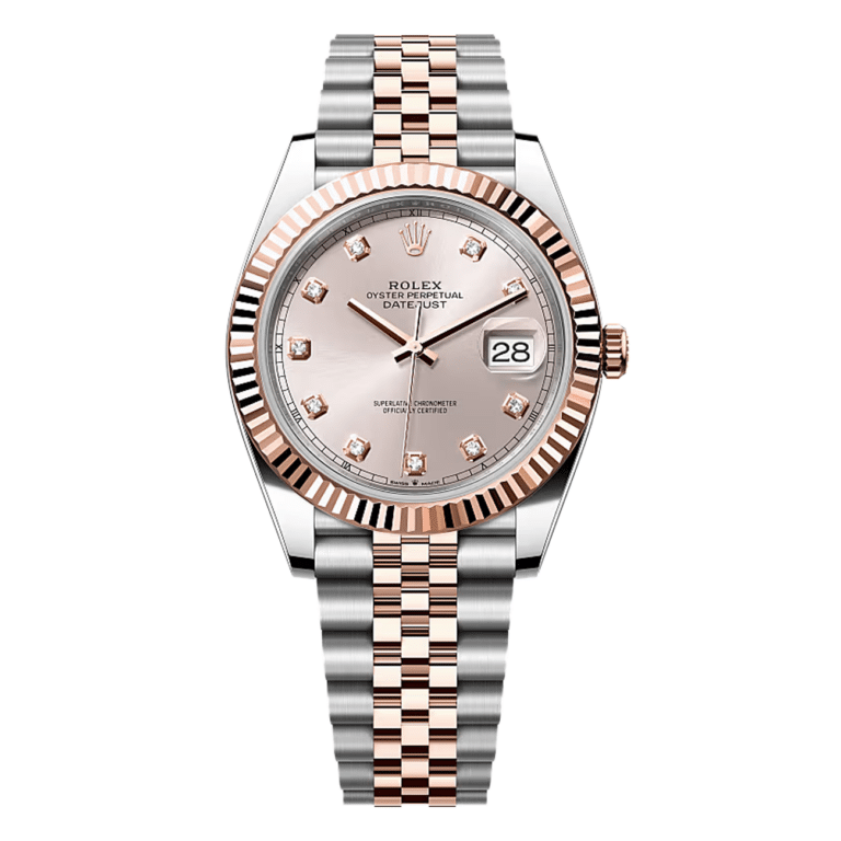 Rolex Datejust 126331-0008 41MM Diamond Sundust Dial Jubilee Bracelet Steel & Rose Gold Watch