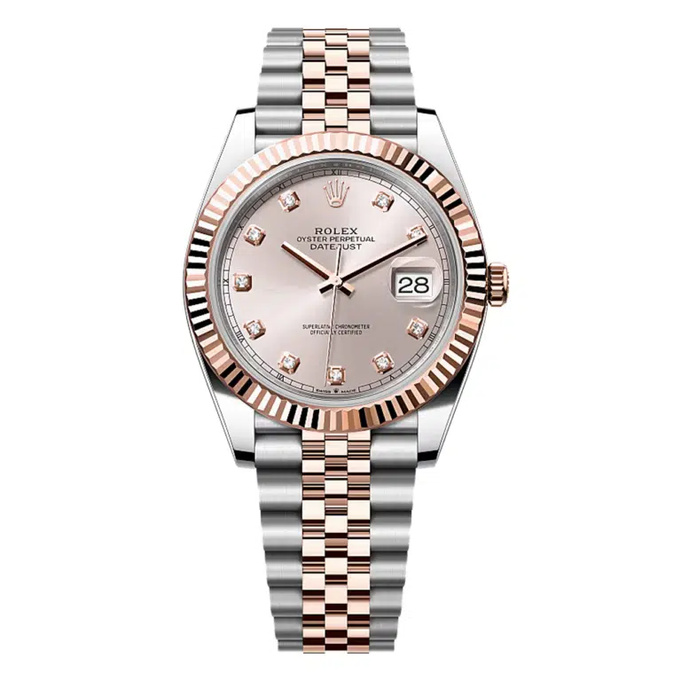 Rolex Datejust 126331-0008 41MM Diamond Sundust Dial Jubilee Bracelet Steel & Rose Gold Watch