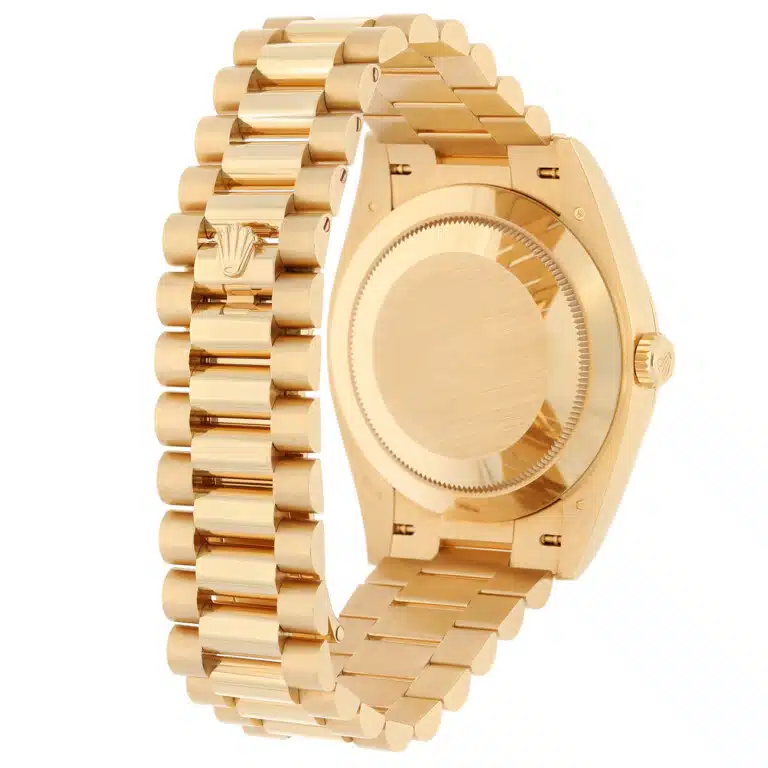 Rolex Day-Date 228238-0005 40mm Champagne Diamond Dial Yellow Gold President Watch – image 9