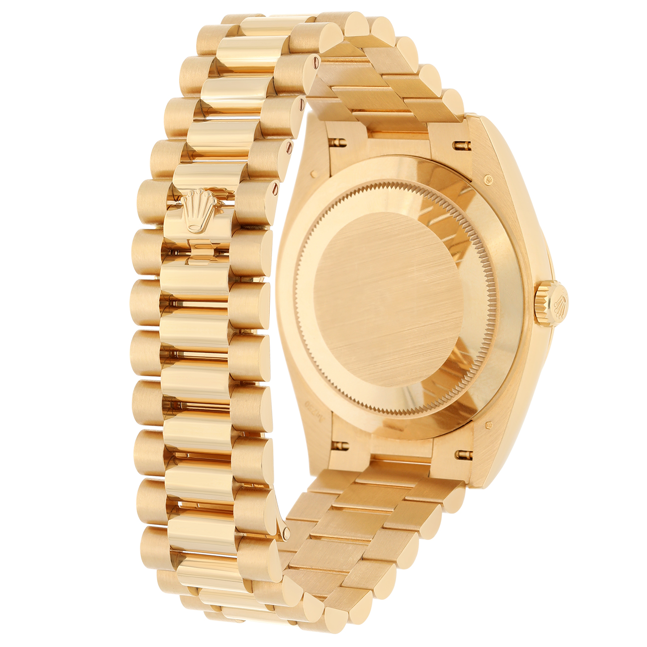 Rolex Day-Date 228238-0005 40mm Champagne Diamond Dial Yellow Gold President Watch