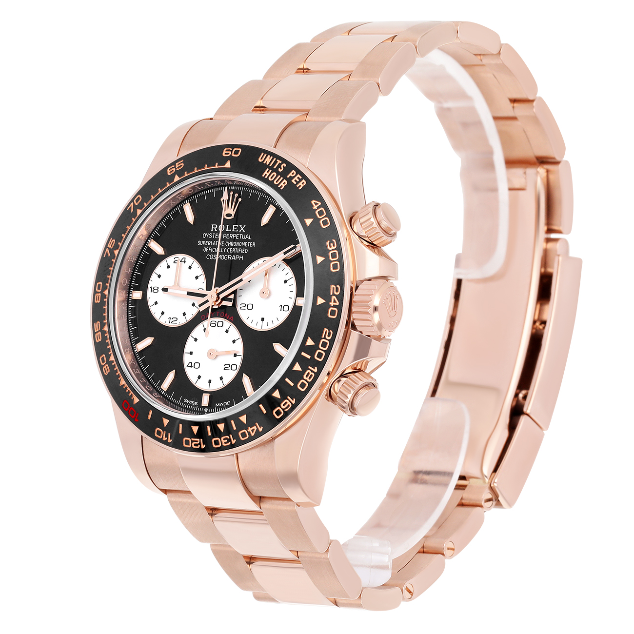 Rolex Cosmograph Daytona 126525LN “Le Mans” Black Dial Rose Gold Watch