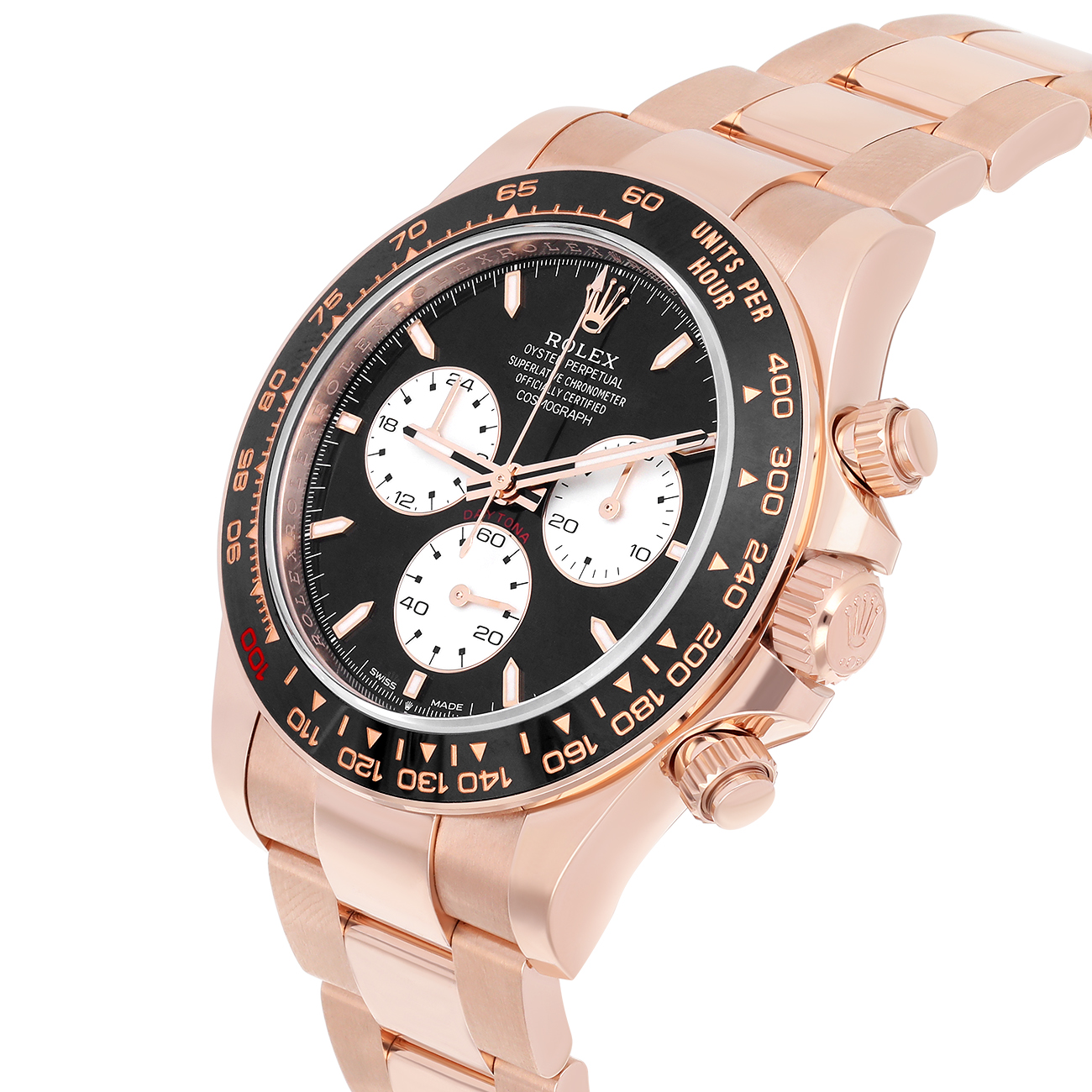 Rolex Cosmograph Daytona 126525LN “Le Mans” Black Dial Rose Gold Watch