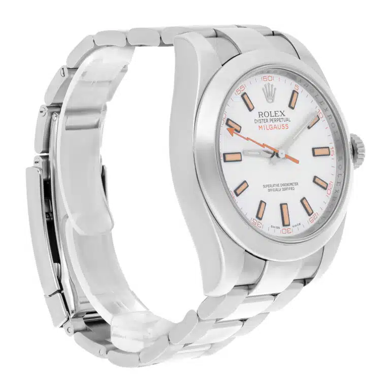 Rolex Milgauss 116400 40mm White Dial Stainless Steel Watch – image 6