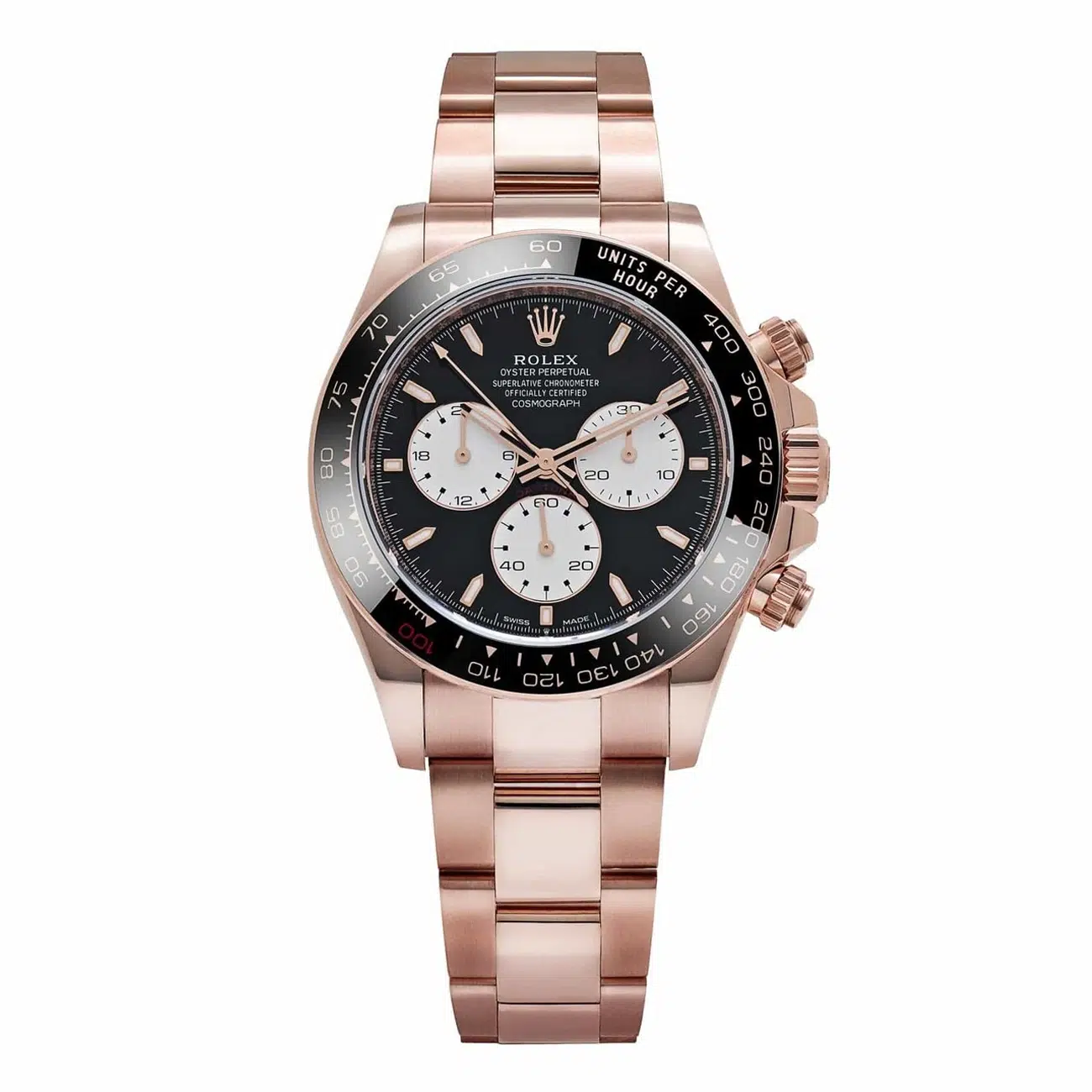 Rolex Cosmograph Daytona 126525LN “Le Mans” Black Dial Rose Gold Watch