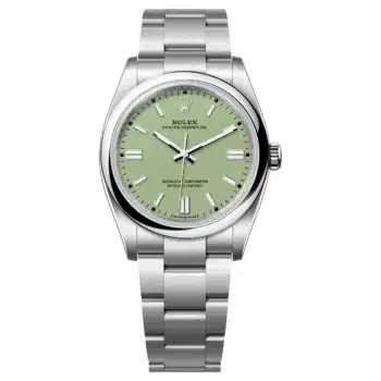 Rolex Oyster Perpetual 126000-0011 Pistachio Dial 36 MM Oyster Bracelet