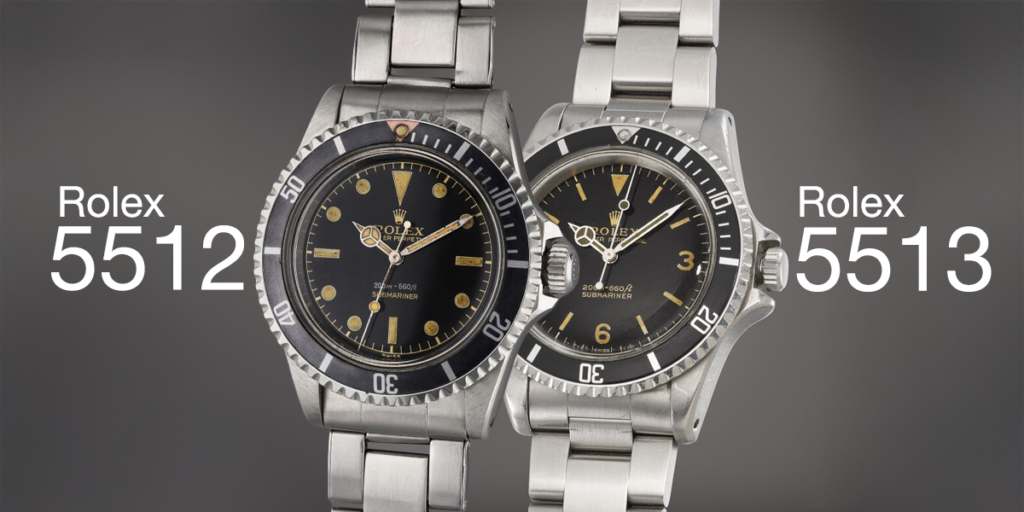 Rolex 5512 vs 5513