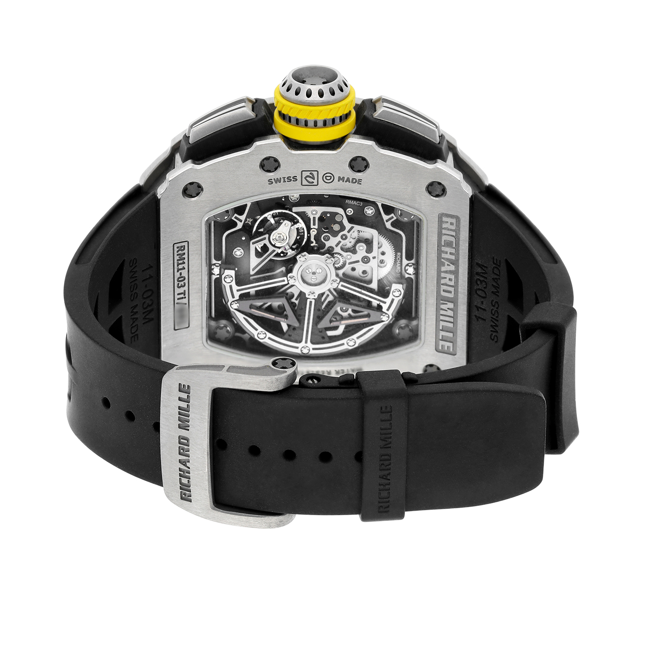Richard Mille RM 11-03 Titanium Automatic Flyback Chronograph Rubber Strap Watch