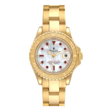 Rolex Yacht-Master 69628 Mother-of-Pearl Dial 29mm Yellow gold Watch