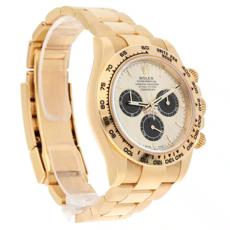 Rolex Cosmograph Daytona 126508-0006 40mm “Pikachu” Champagne Dial Black Sub Dial Yellow Gold Watch – image 4