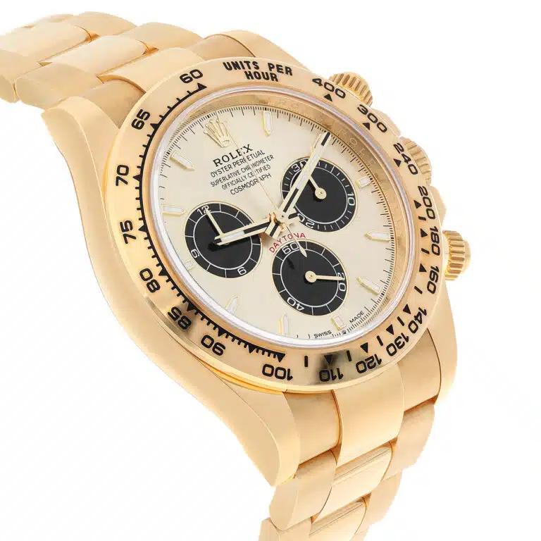 Rolex Cosmograph Daytona 126508-0006 40mm “Pikachu” Champagne Dial Black Sub Dial Yellow Gold Watch – image 5