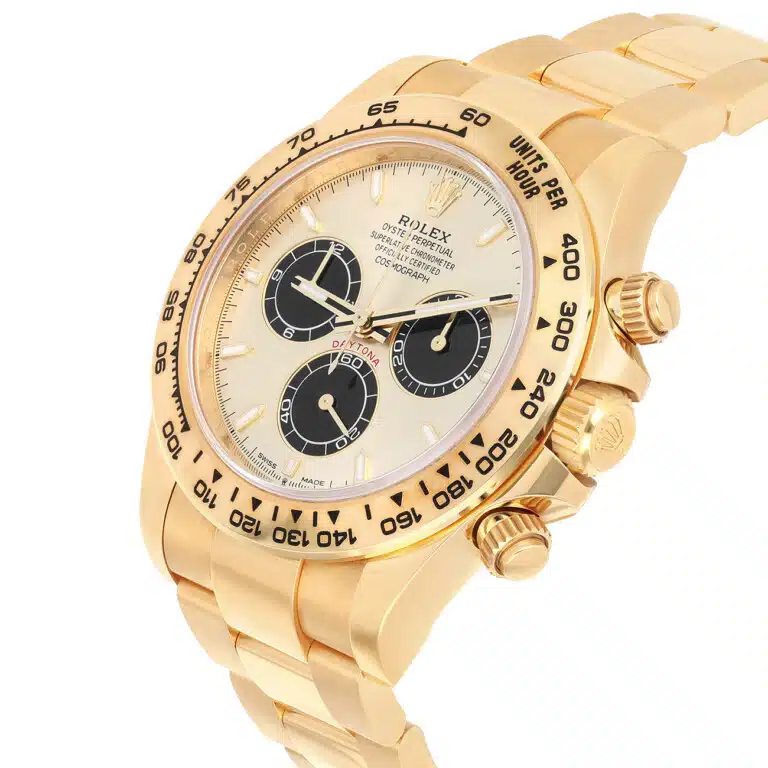 Rolex Cosmograph Daytona 126508-0006 40mm “Pikachu” Champagne Dial Black Sub Dial Yellow Gold Watch – image 7