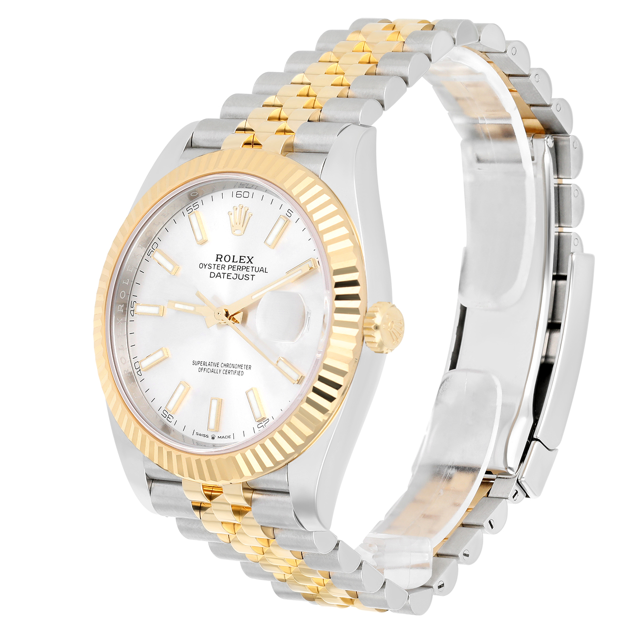 Rolex Datejust 126333-0002 Silver Index Dial Jubilee Stainless Steel/Yellow Gold Watch 2025