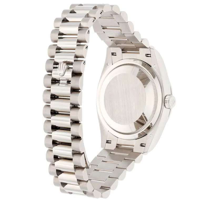 Rolex Day-Date 128239-0023 36mm President Blue Diamond Dial White Gold Watch 2023 – image 7