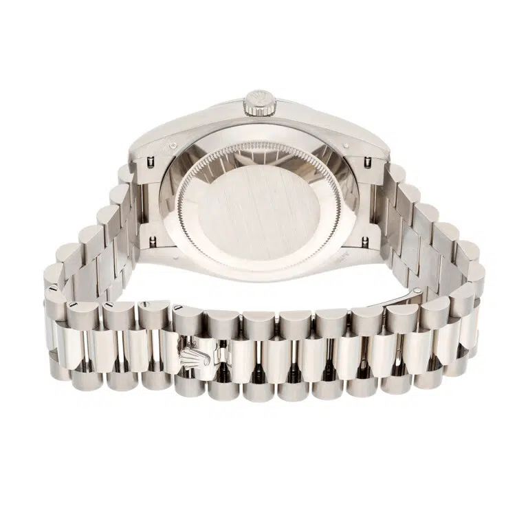 Rolex Day-Date 228239-0007 40mm President Blue Roman Dial White Gold Watch 2022 – image 7