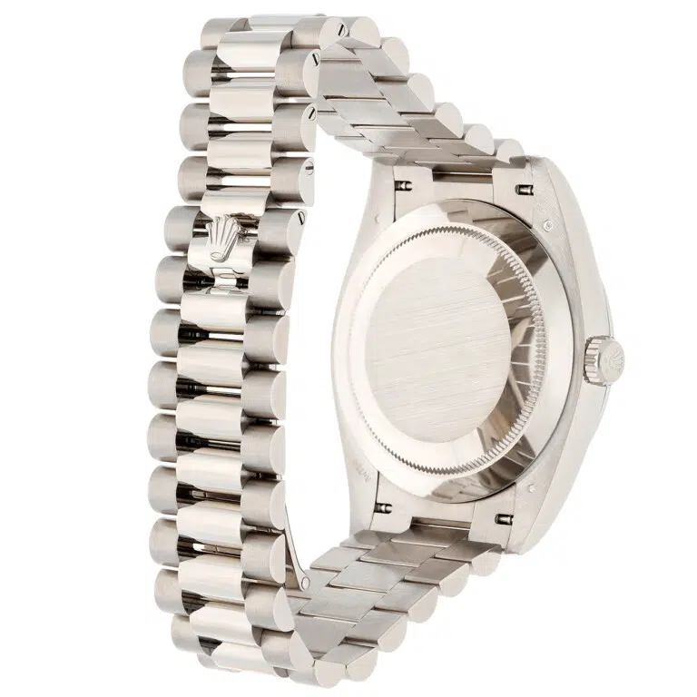 Rolex Day-Date 228239-0007 40mm President Blue Roman Dial White Gold Watch 2022 – image 8