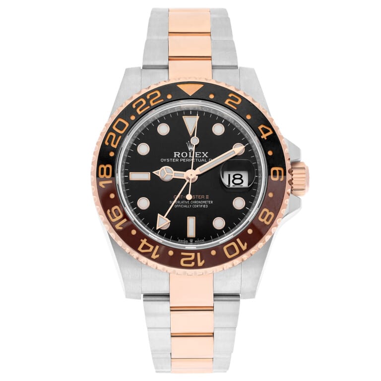 Rolex GMT-Master II 126711chnr-0002 40mm Black Dial Oyster Bracelet Stainless Steel and Rose Gold Watch – alternate view