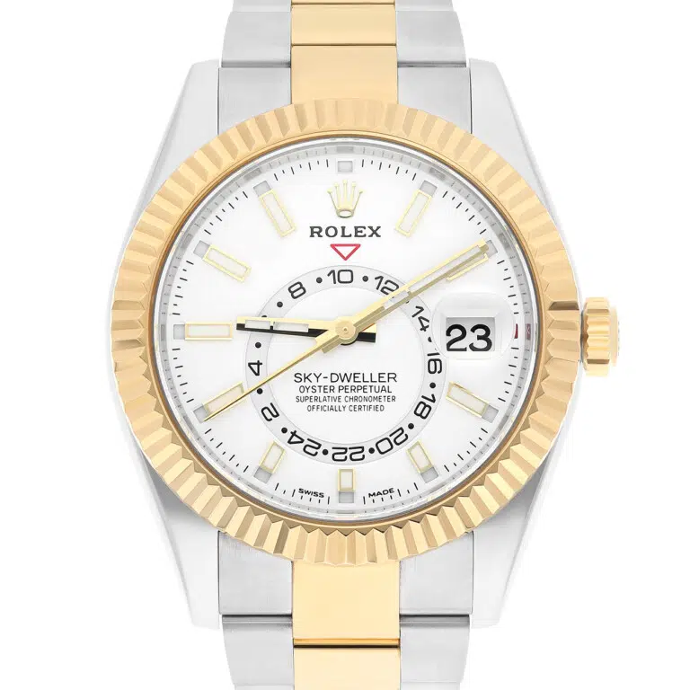 Rolex Sky-Dweller 326933 42mm White Dial Oyster Bracelet Yellow Gold and Stainless Steel Watch – image 2