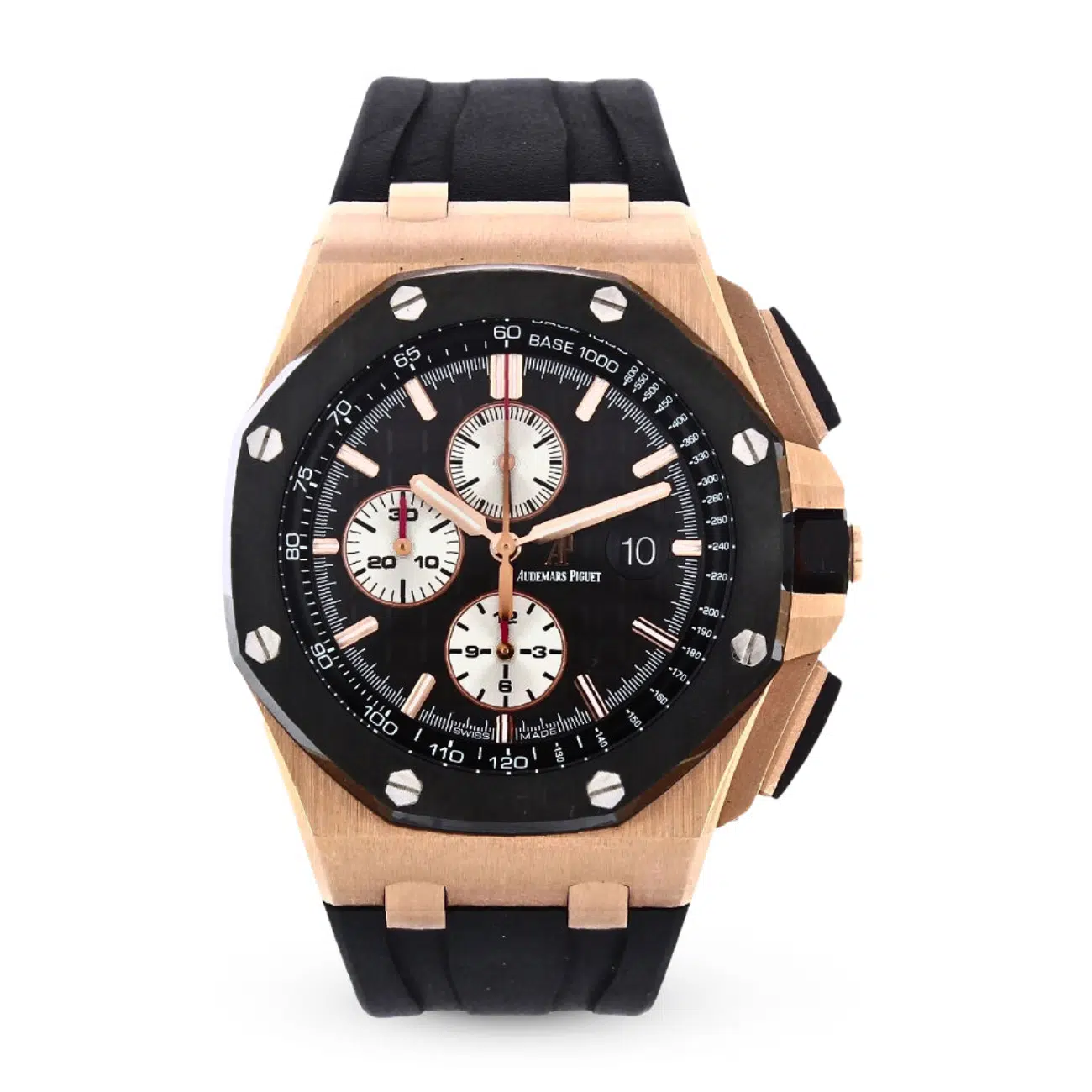 Audemars Piguet Royal Oak Offshore 26401RO.OO.A002CA.01 Black Dial Rubber Strap