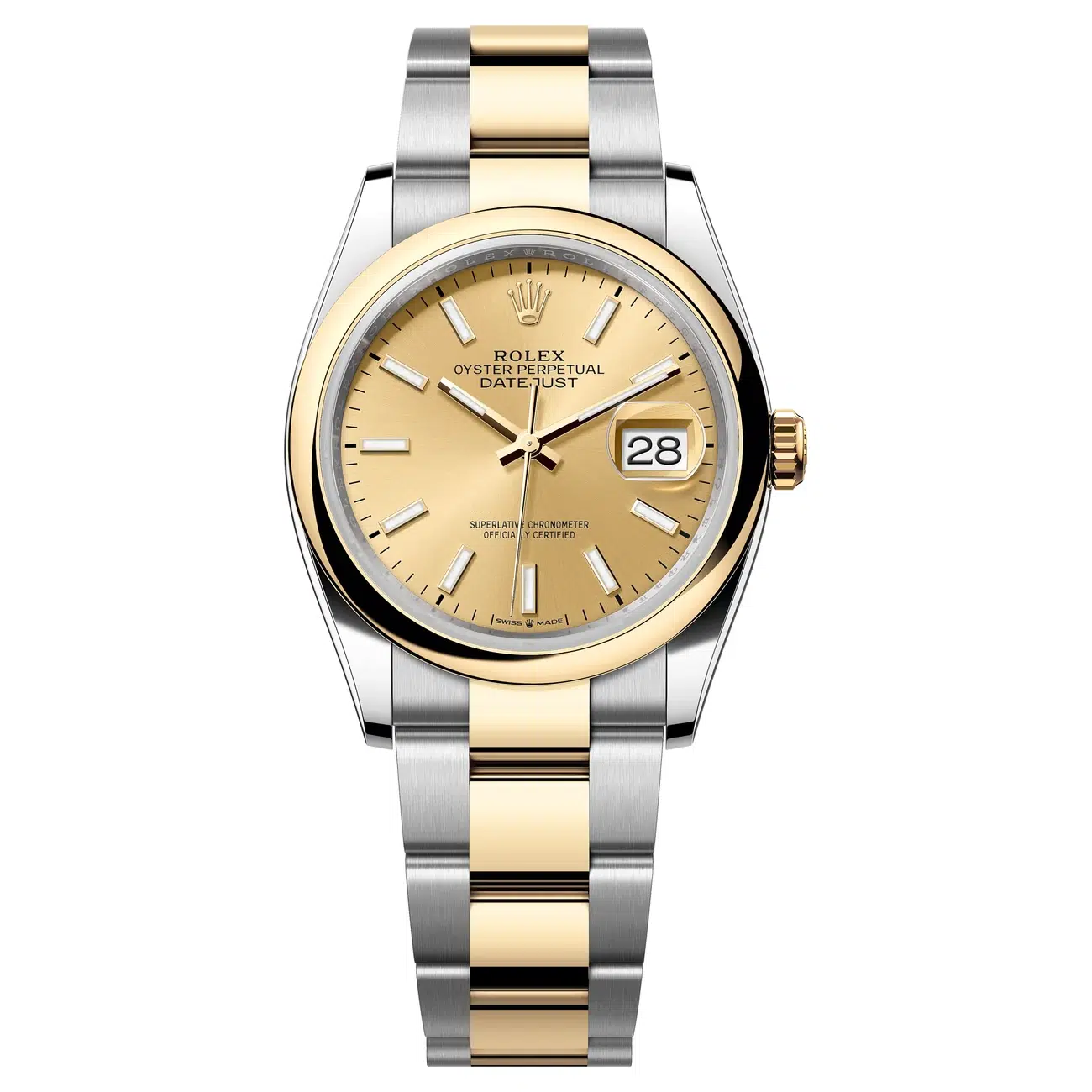 Rolex Datejust 126203-0016 Champagne Dial Two Tone Jubilee Bracelet
