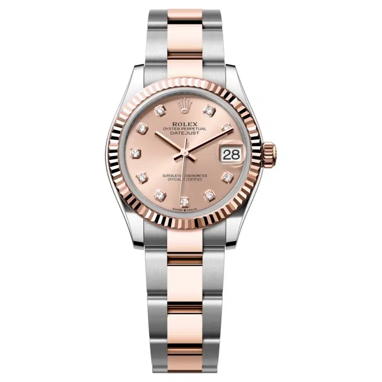 Rolex Datejust 278271-0023 Stainless Steel and Rose Gold with Rose-colour Diamond Dial