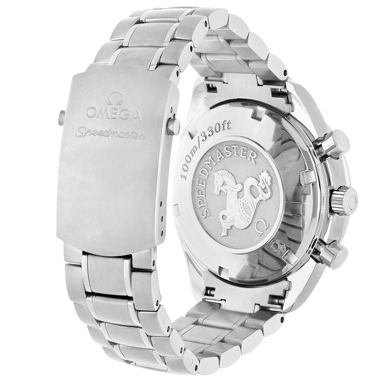 Omega Speedmaster 40mm Chronograph 3210.50.00 Black Dial Stainless Steel Watch