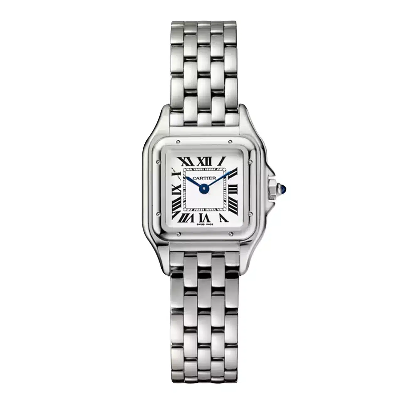 Cartier Panthère WSPN0013 Quartz Silver Roman Dial Stainless Steel