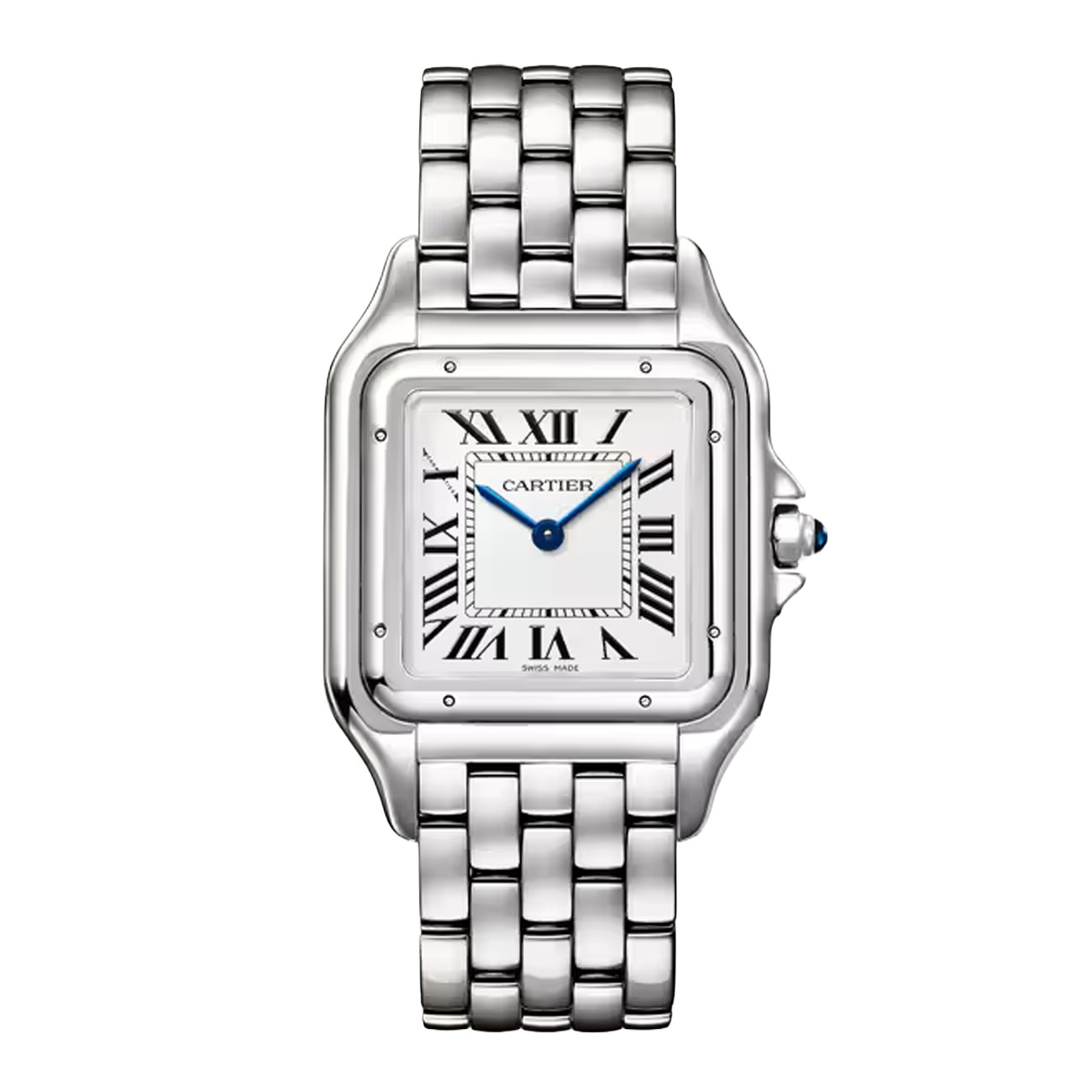 Cartier Panthere WSPN0016 Stainless Steel 42mm Silver Dial