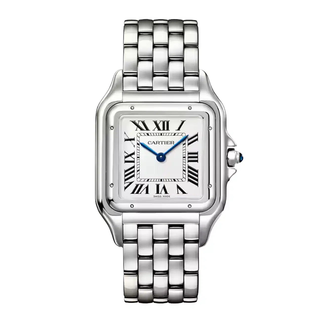 Cartier Panthere WSPN0016 Stainless Steel 42mm Silver Dial
