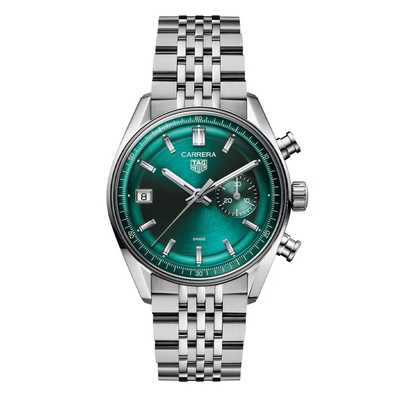 Tag Heuer Carrera Chronograph CBS2211.BA0048 Green Dial