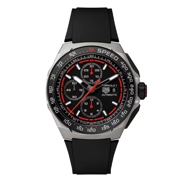 Tag Heuer Formula 1 Chronograph CBZ2082.FT8096 Black Dial Rubber Band