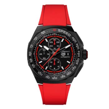 Tag Heuer Formula 1 Chronograph CBZ2085.FT8093 Black Dial Red Rubber Band