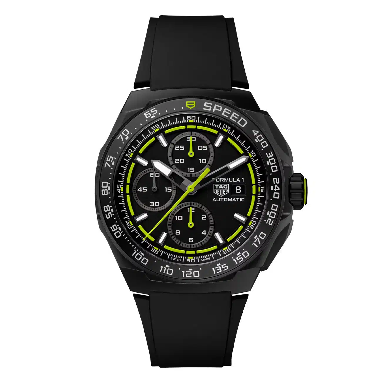 Tag Heuer Formula 1 Chronograph CBZ2086.FT8098 Ceramic Bezel Black Dial