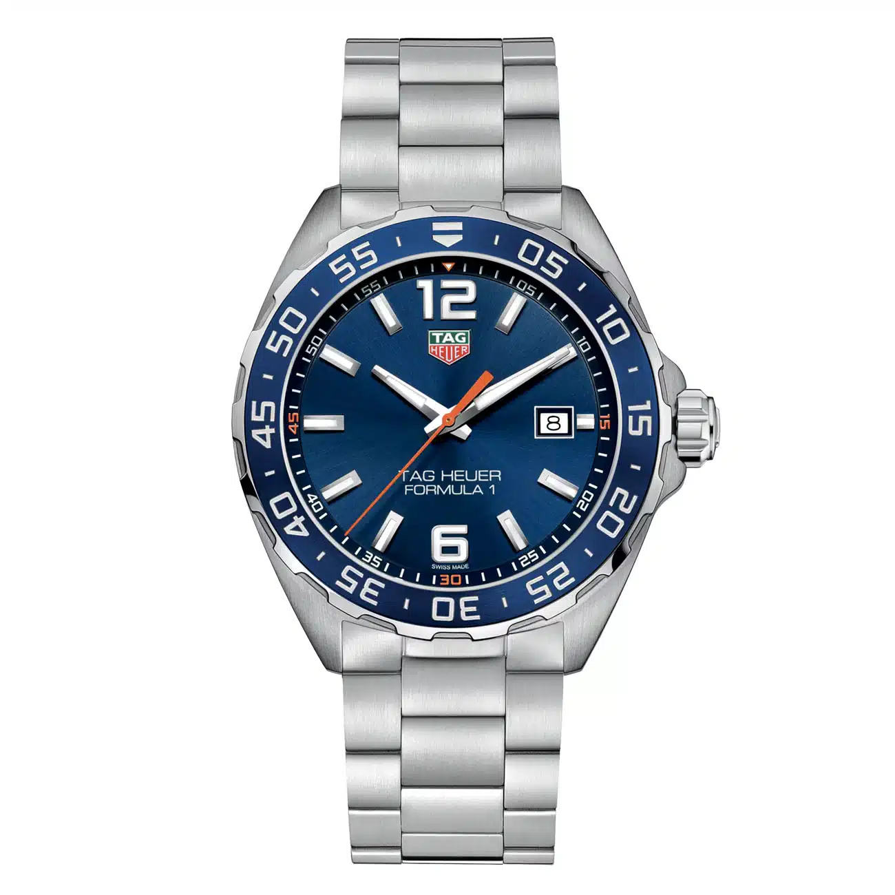Tag Heuer Formula 1 Date WAZ1010.BA0842 Blue Dial 43mm