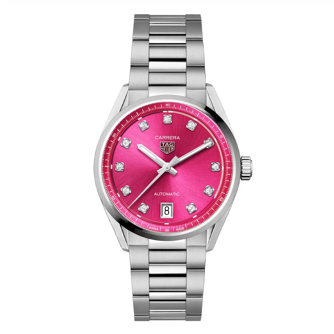 Tag Heuer Carrera Date WBN2318.BA0001 Pink Diamond Dial 36mm