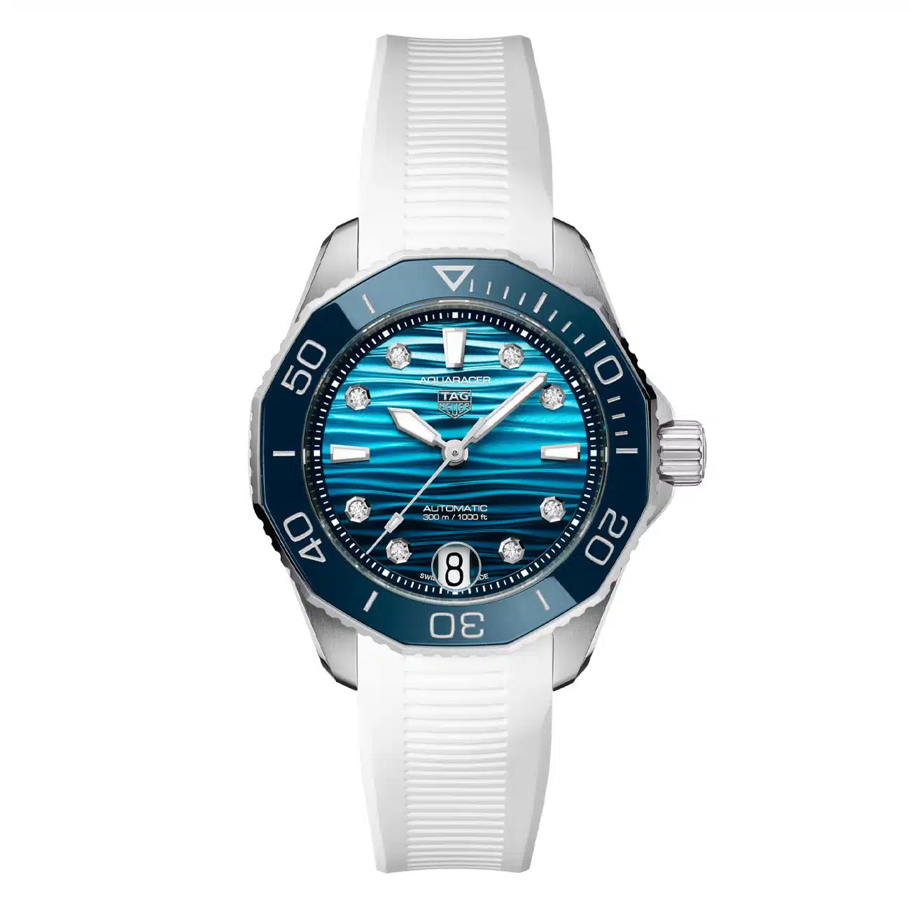 Tag Heuer Aquaracer Professional 300 WBP231N.FT6234 Blue Dial Rubber Band