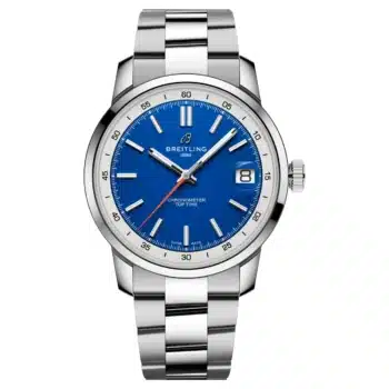 Breitling Top Time AB3113A71C1A1 B31 Black Dial 38mm Fixed Bezel Stainless Steel Bracelet