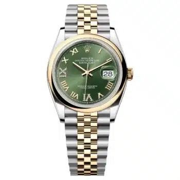 Rolex Datejust 36 126203-0025 green dial, Jubilee bracelet